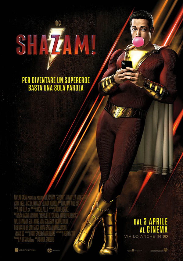 Shazam! Poster Italia