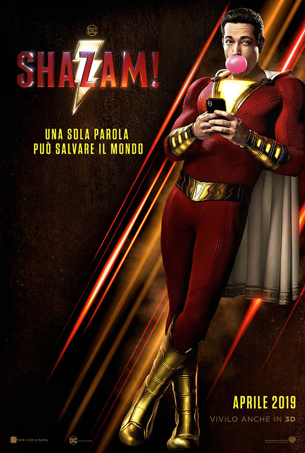 Shazam! Teaser Poster Italia
