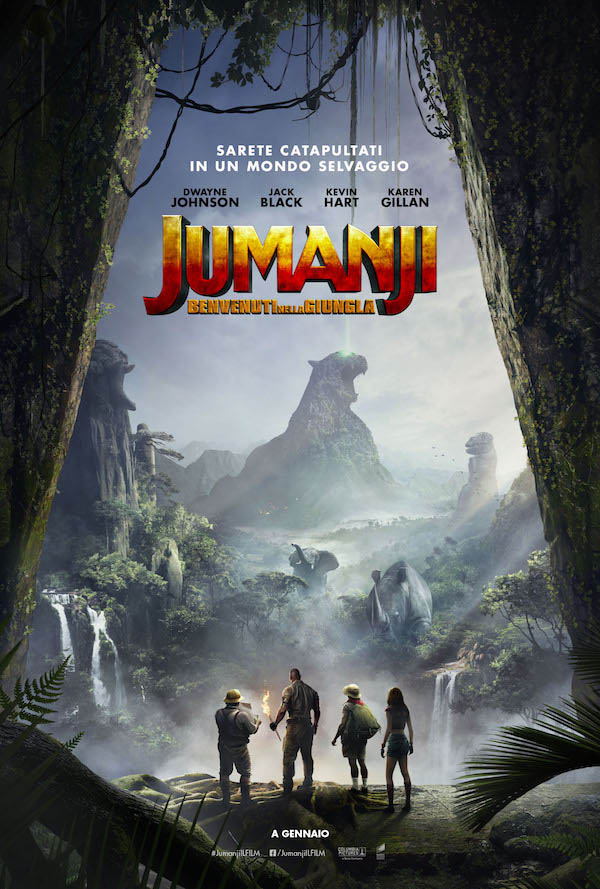 Jumanji Benvenuti nella Giungla_Poster Italia