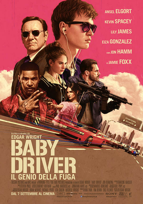 Baby Driver Il Genio della Fuga Poster Italia