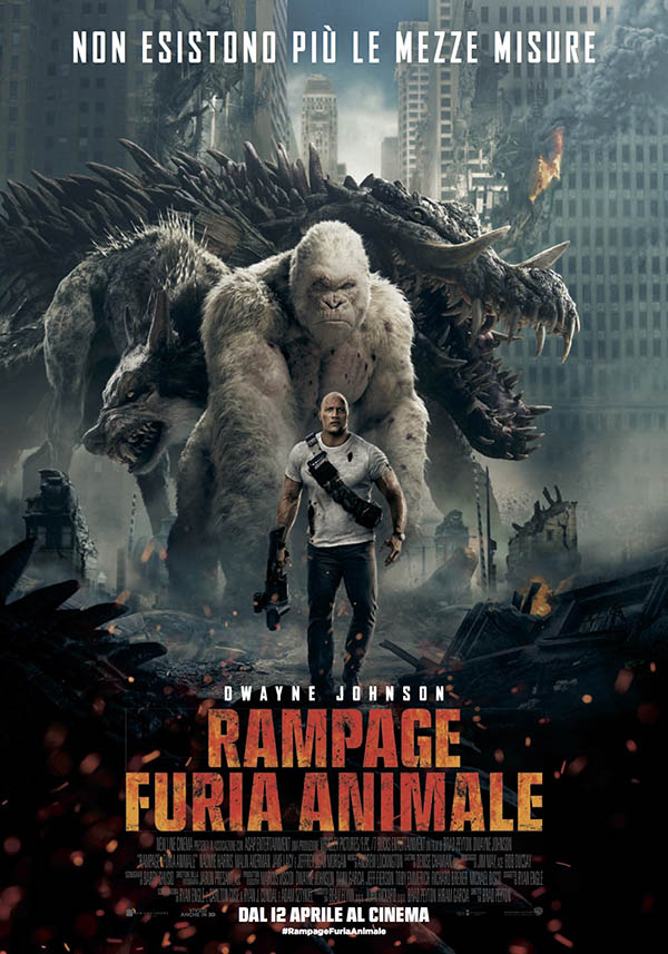 Rampage   Furia animale Poster Italia