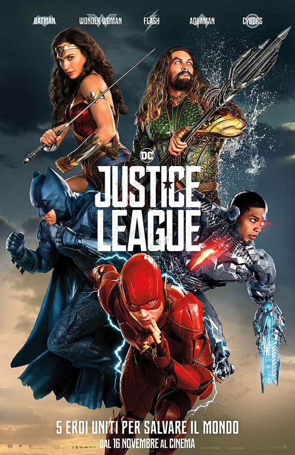 Justice League_Poster Ufficiale Italia