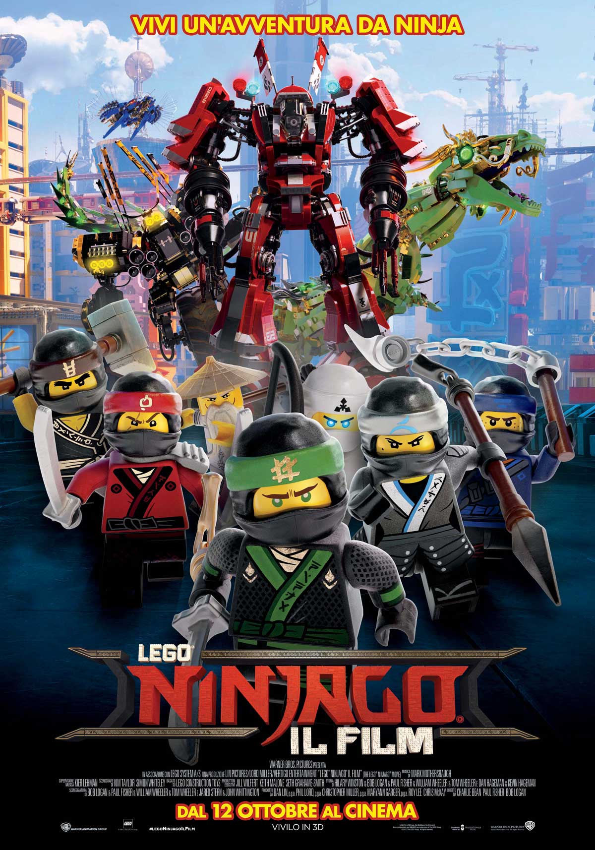 Lego Ninjago il Film - Pos