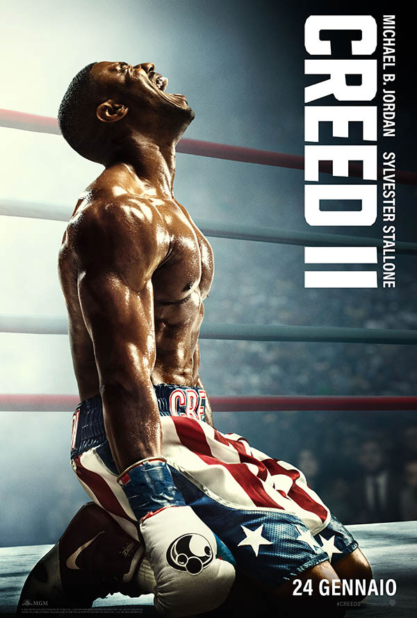 Creed II - Poster Ufficiale Italiano con Michael B. Jordan