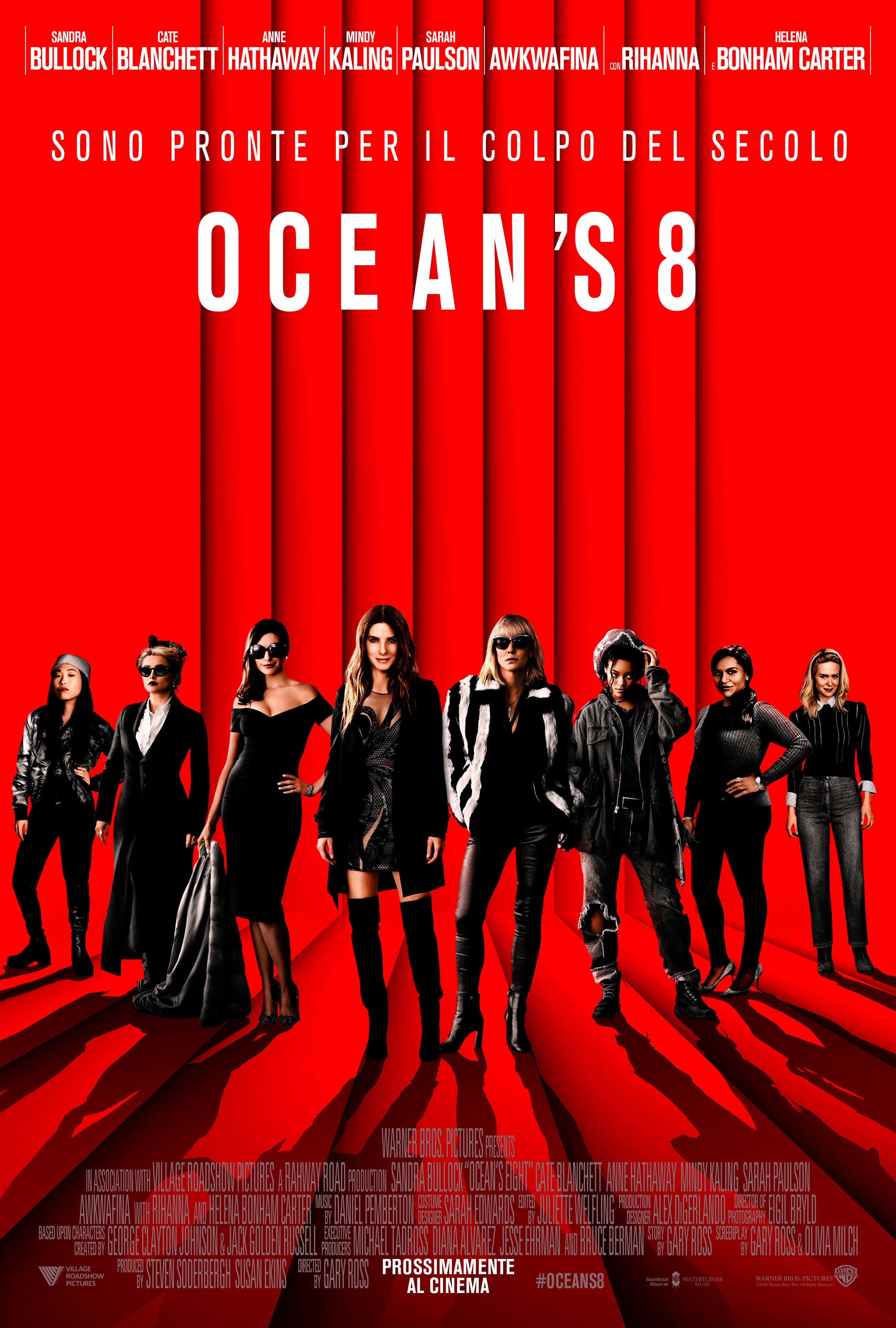 OCEAN’S 8 - Poster Ufficiale Italiano del Film