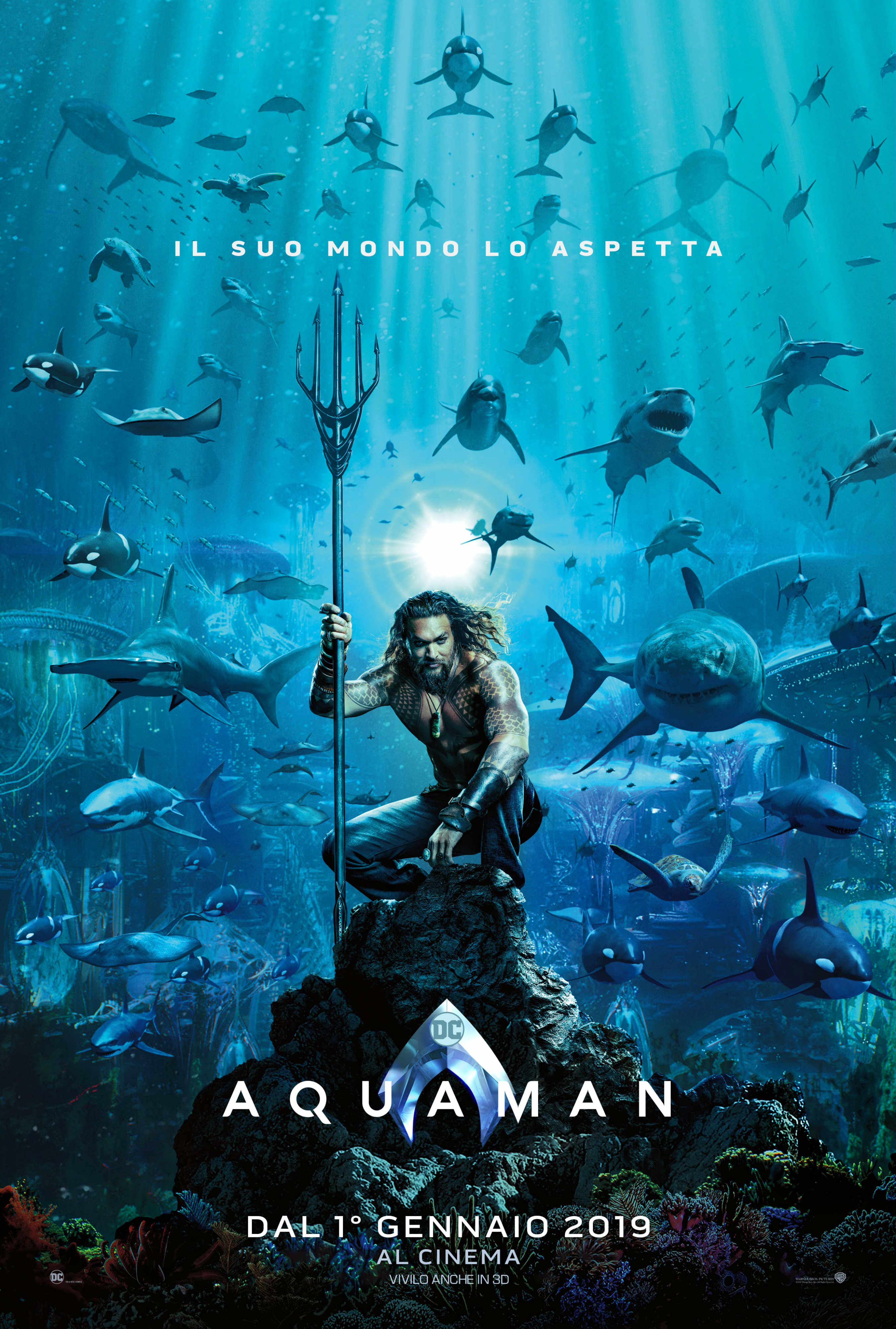 Aquaman - Poster Ufficiale Italiano del Film