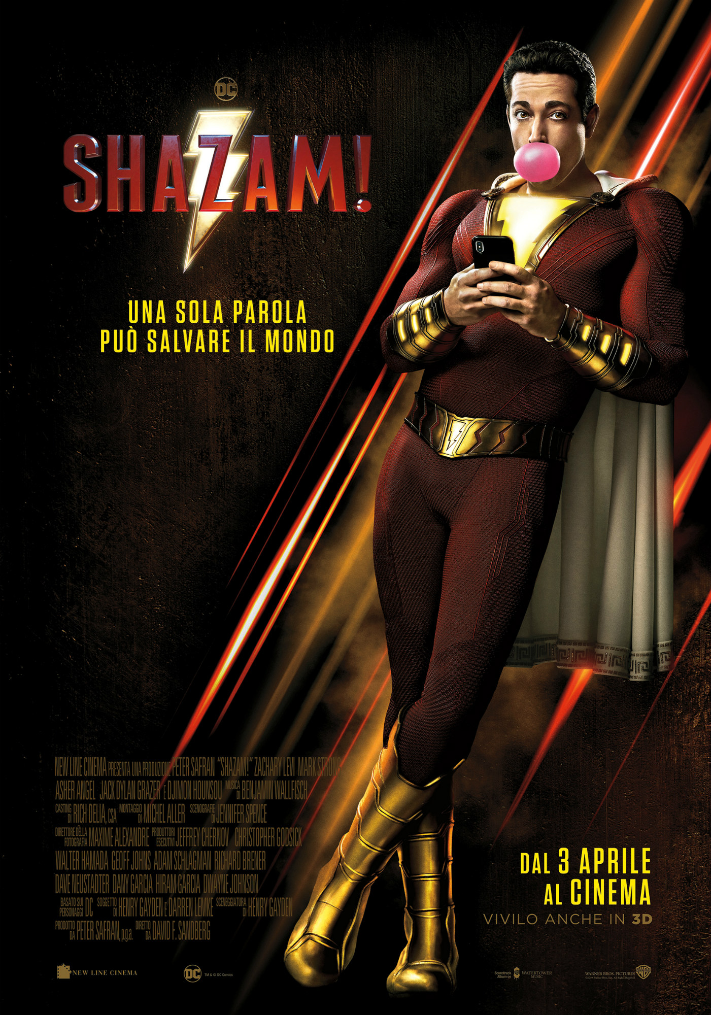Shazam! - Poster Ufficiale Italiano del film