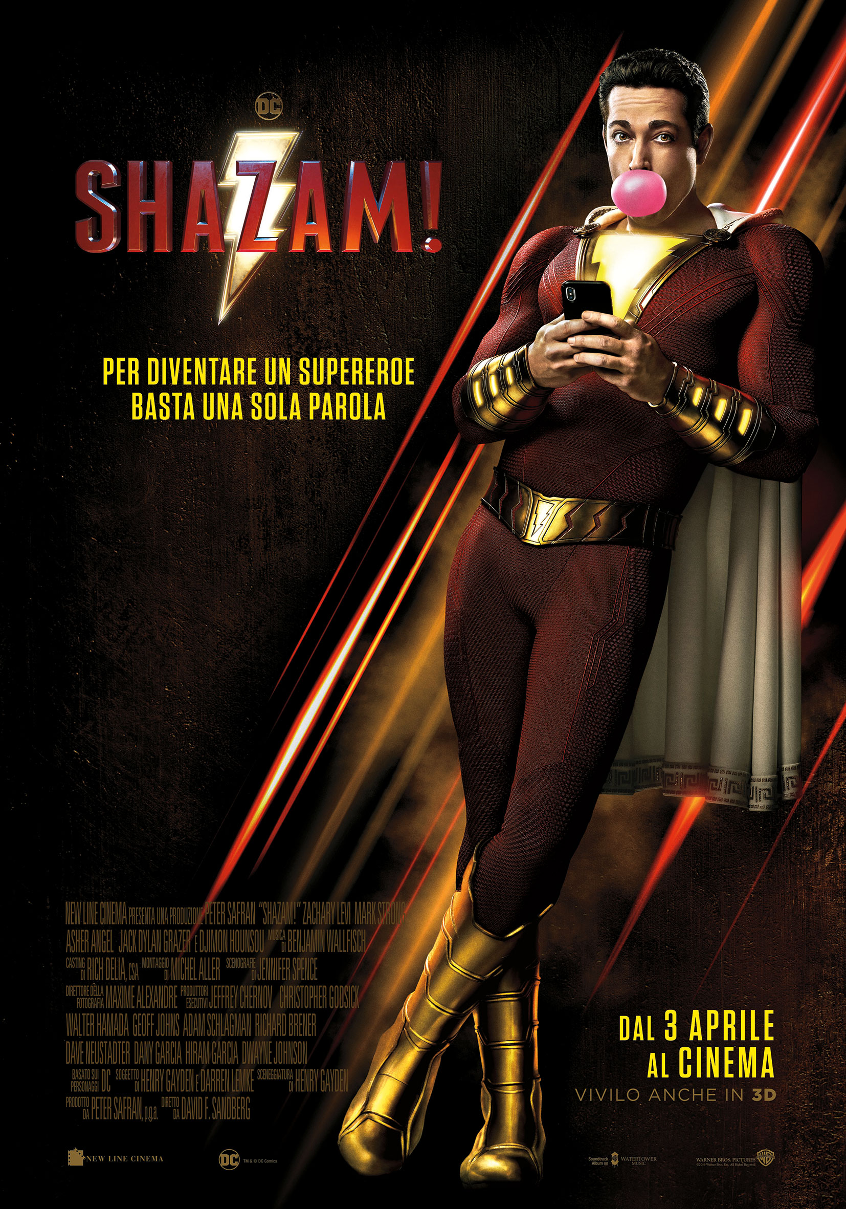 Shazam! - Poster Ufficiale Italiano del film