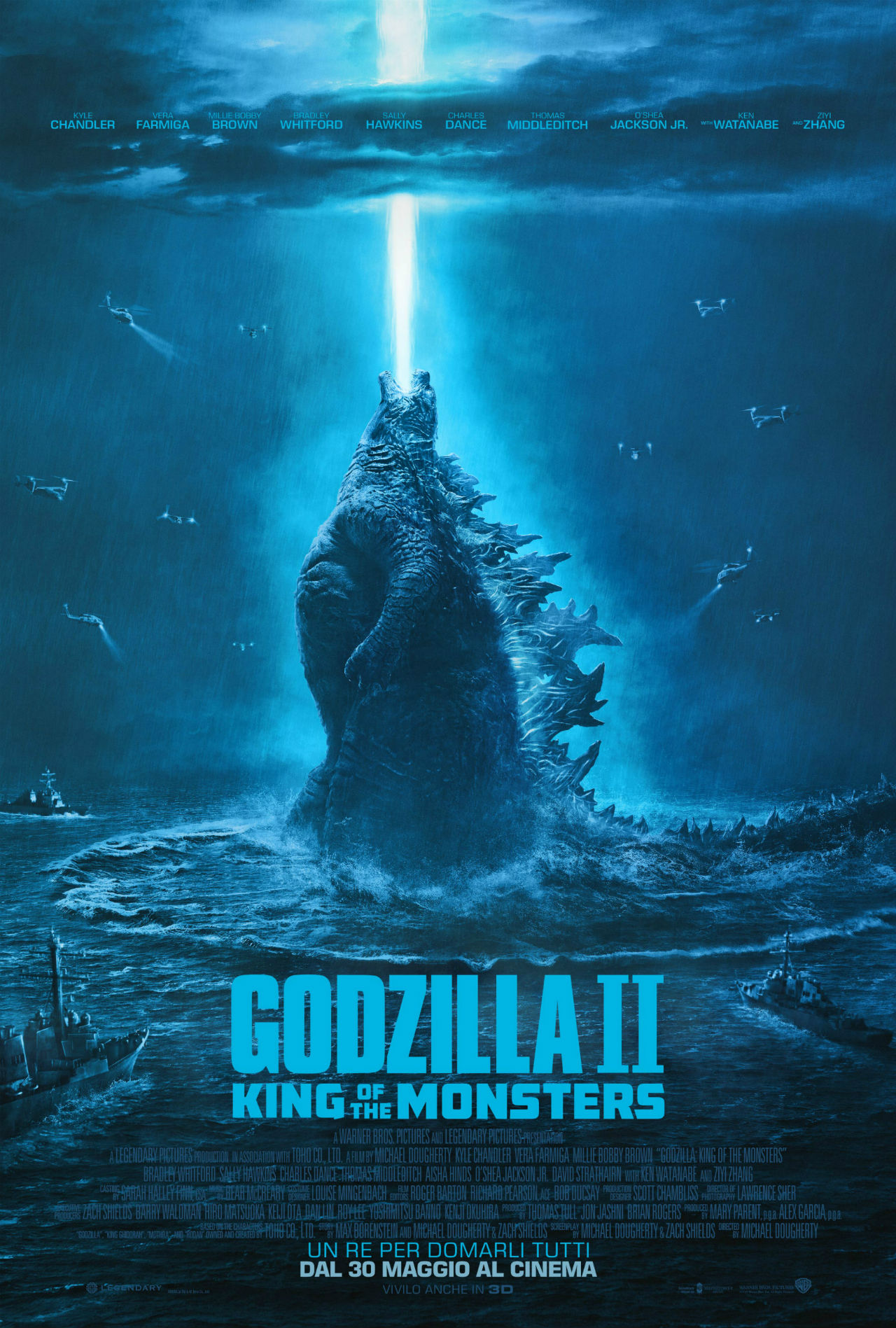 Godzilla II King of the Monsters_Poster Italia