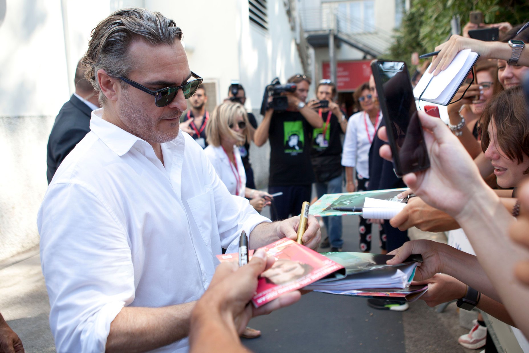 Joaquin Phoenix Red Carpet per Joker film in concorso al Festival del cinema di Venezia 2