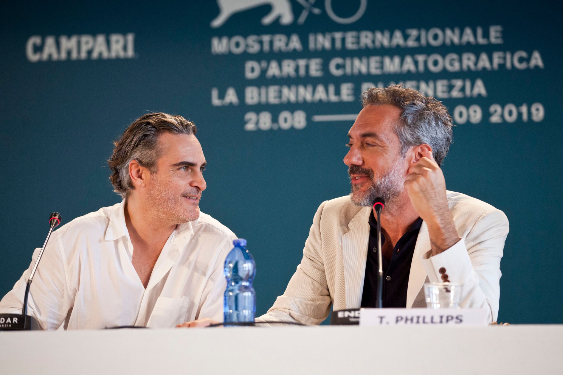 Joaquin Phoenix e Todd Phillips Conferenza Stampa per Joker film in concorso al Festival del cinema di Venezia 1