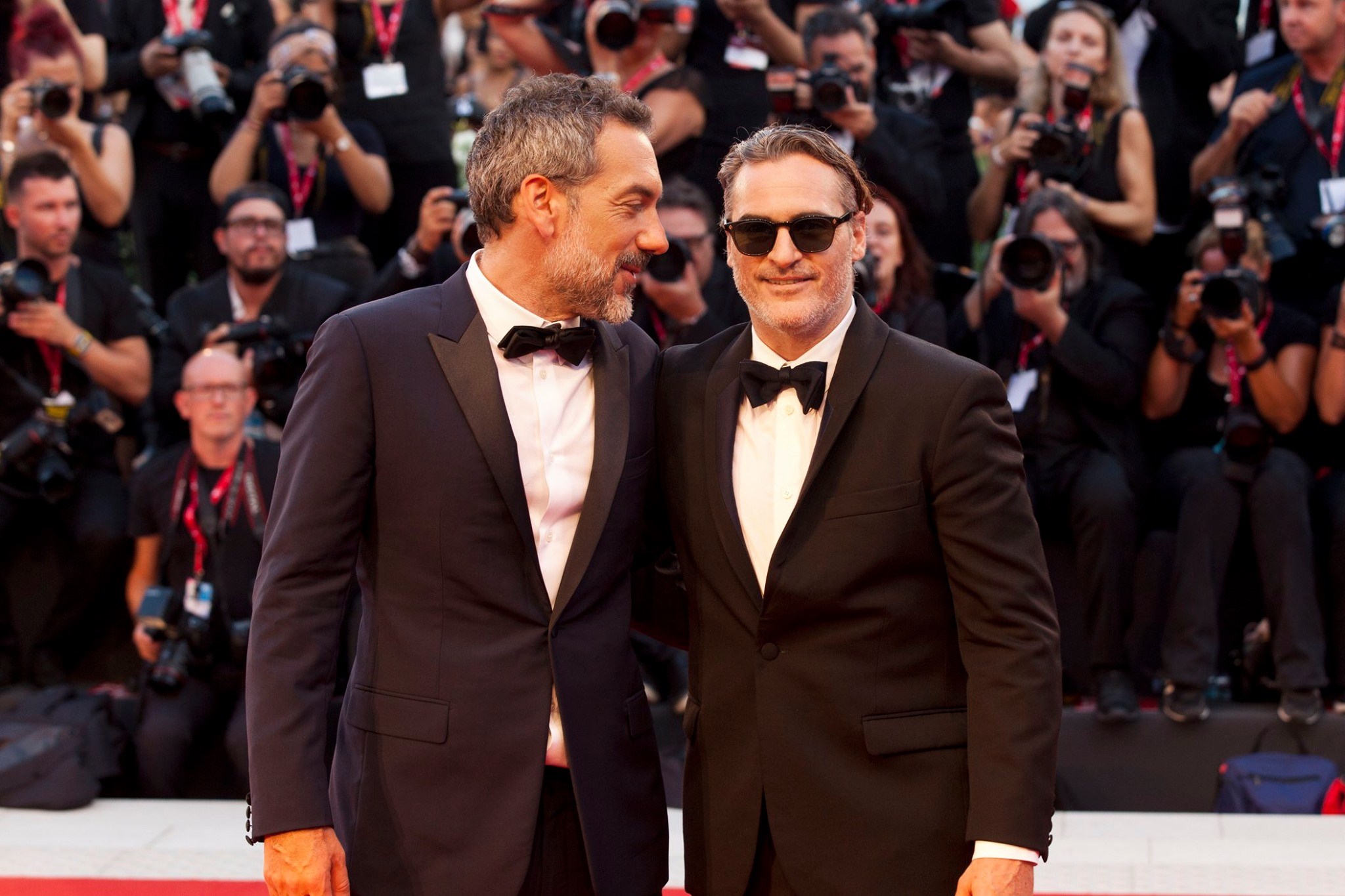 Joaquin Phoenix e Todd Phillips Red Carpet per Joker film in concorso al Festival del cinema di Venezia 1