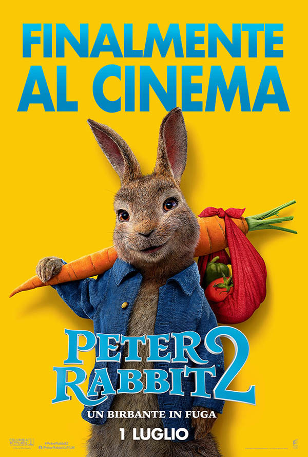 Peter Rabbit 2 Un birbante in fuga_Teaser Poster Italia