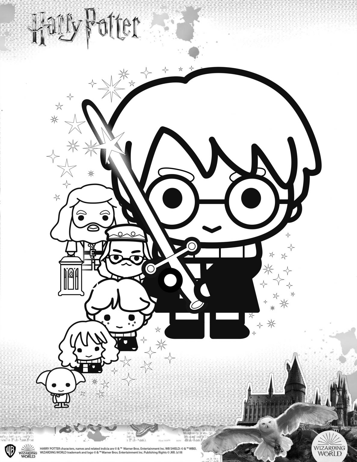 Lavoretti Harry Potter Da Stampare Divertiti con Harry Potter! Giochi e attività del Mondo Magico da fare