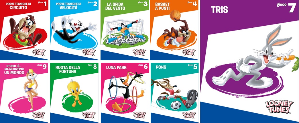 Dall'8 Giugno LO SPORT E' DI CASA con i Looney Tunes