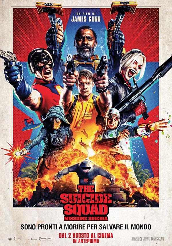 The Suicide Squad – Missione Suicida Poster Italia_Dal 2 agosto al cinema in anteprima