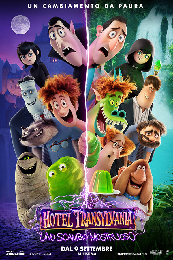 Hotel Transylvania Uno scambio mostruoso_Poster Italia