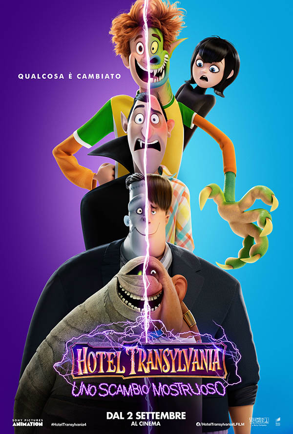 Hotel Transylvania Uno scambio mostruoso_Teaser Poster Italia