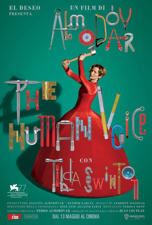 THE HUMAN VOICE poster italiano