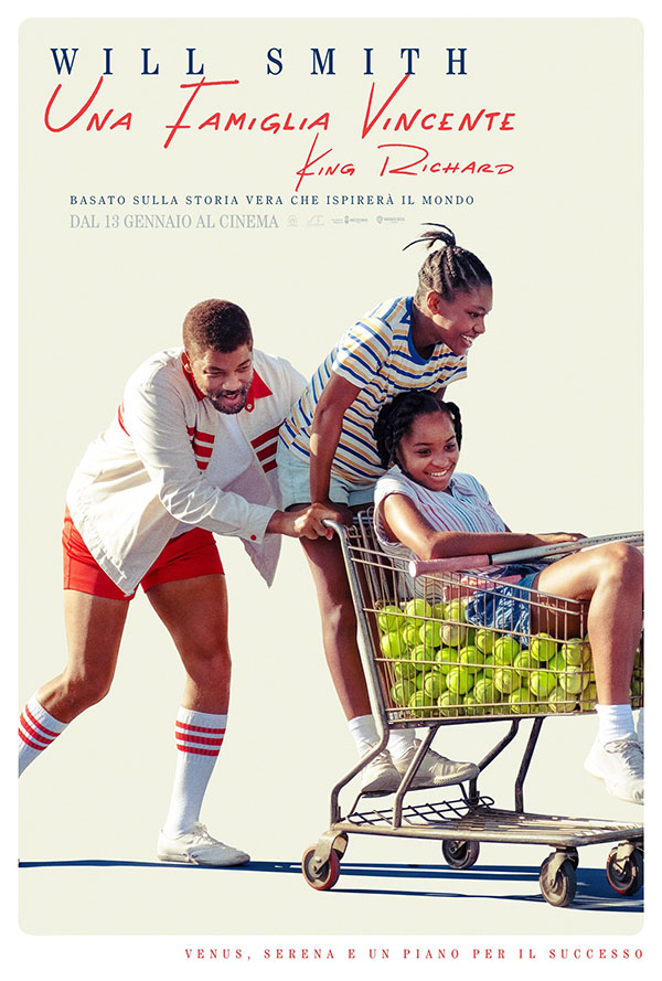 Una Famiglia Vincente King Richard_Poster Italia